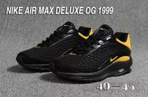 nike air max dlx deluxe og retro  1999 noir or